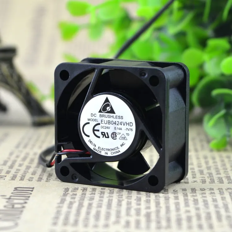 Delta EUB0424VHD DC24v 0.14A 2 line cooling fan Delta EUB0424VHD DC24v 0.14A 2 line cooling fan