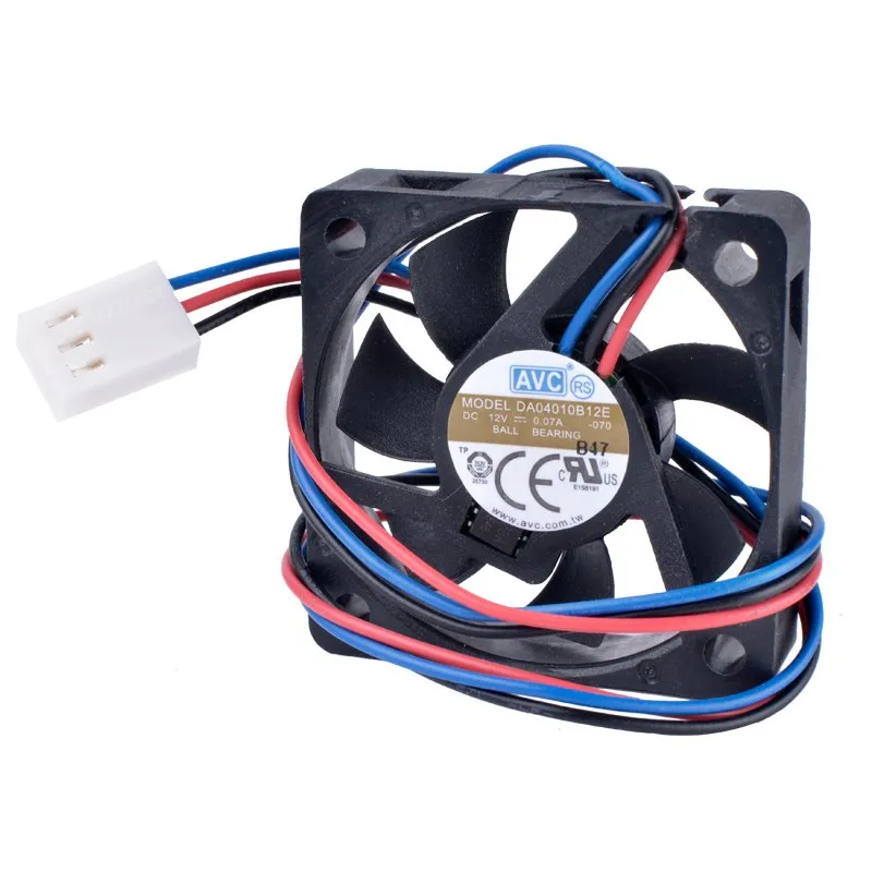 AVC DA04010B12E DC12V 0.07A Double Ball Bearing Fan AVC DA04010B12E DC12V 0.07A Double Ball Bearing Fan