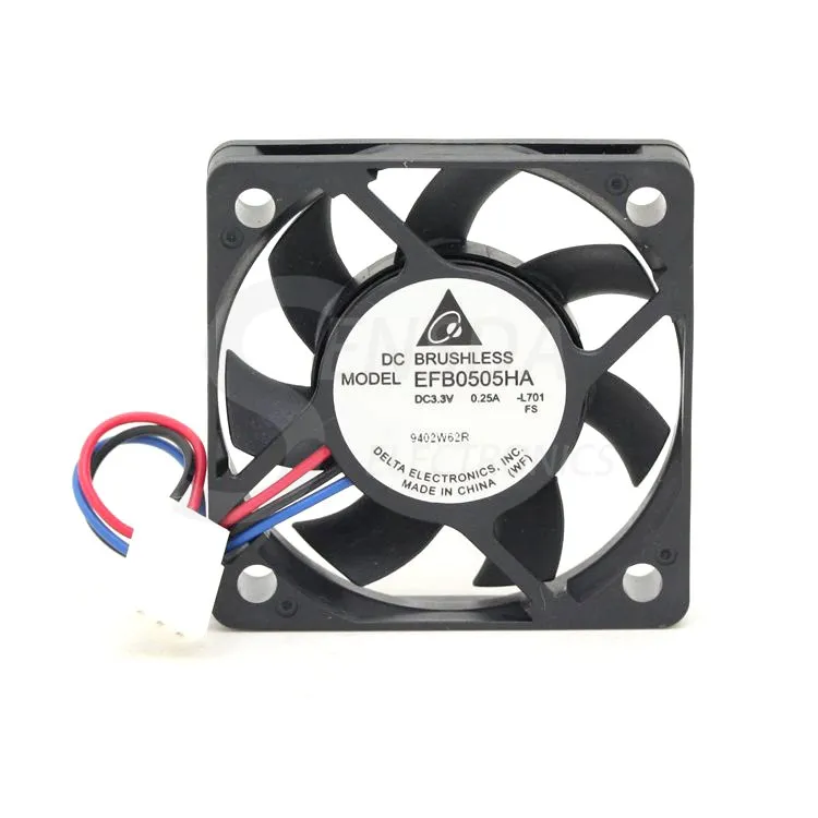 DELTA EFB0505HA 5cm DC3.3V 0.25A speed server inverter axial cooling fan DELTA EFB0505HA 5cm DC3.3V 0.25A speed server inverter axial cooling fan