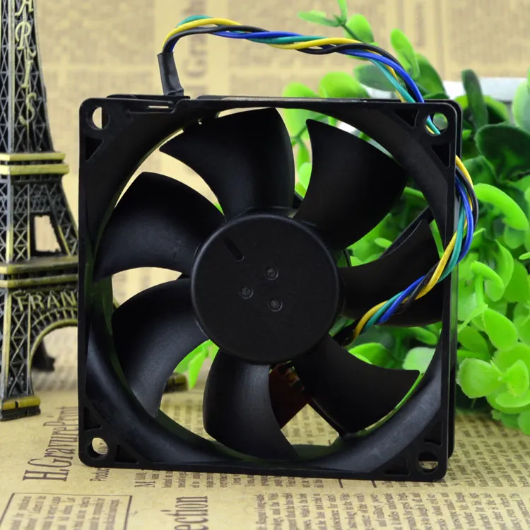 Foxconn PVA080G12Q P01-AD DC Brushless Fan 12V 0.65A 100mm 80x80x25mm Server Square Cooling Fan Foxconn PVA080G12Q P01-AD DC Brushless Fan 12V 0.65A 100mm 80x80x25mm Server Square Cooling Fan