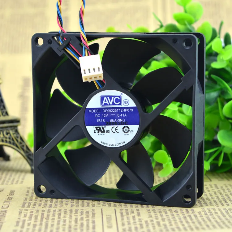 AVC DS09225T12HP079 DC12V 0.41A 4-wires PWM cooling fan AVC DS09225T12HP079 DC12V 0.41A 4-wires PWM cooling fan