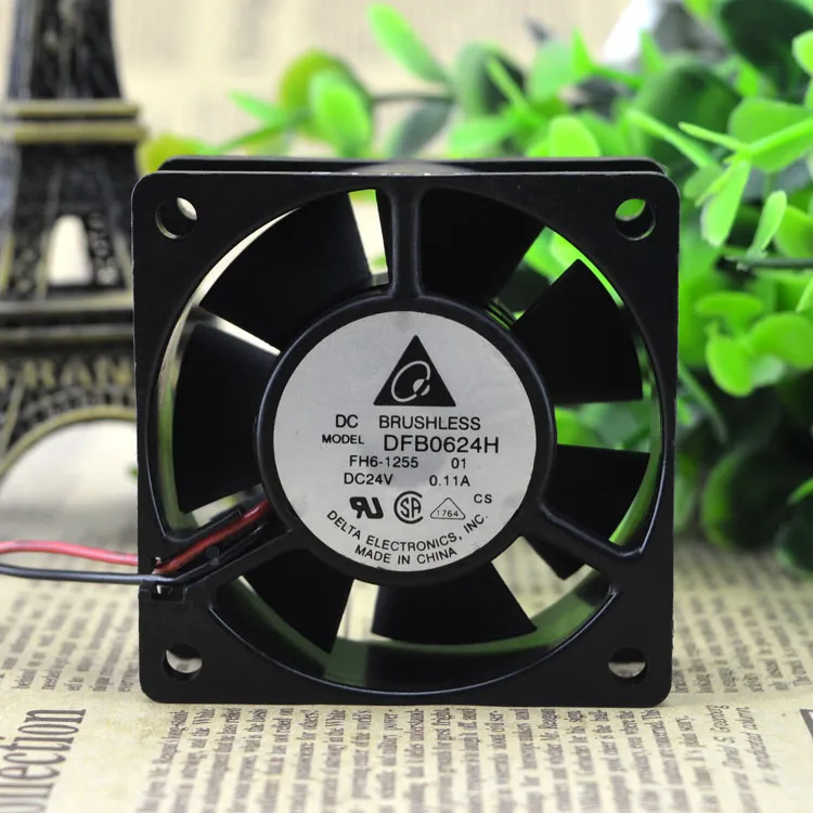 Delta DFB0624H DC24V 0.11A 6cm 6025 2line inverter fan Delta DFB0624H DC24V 0.11A 6cm 6025 2line inverter fan