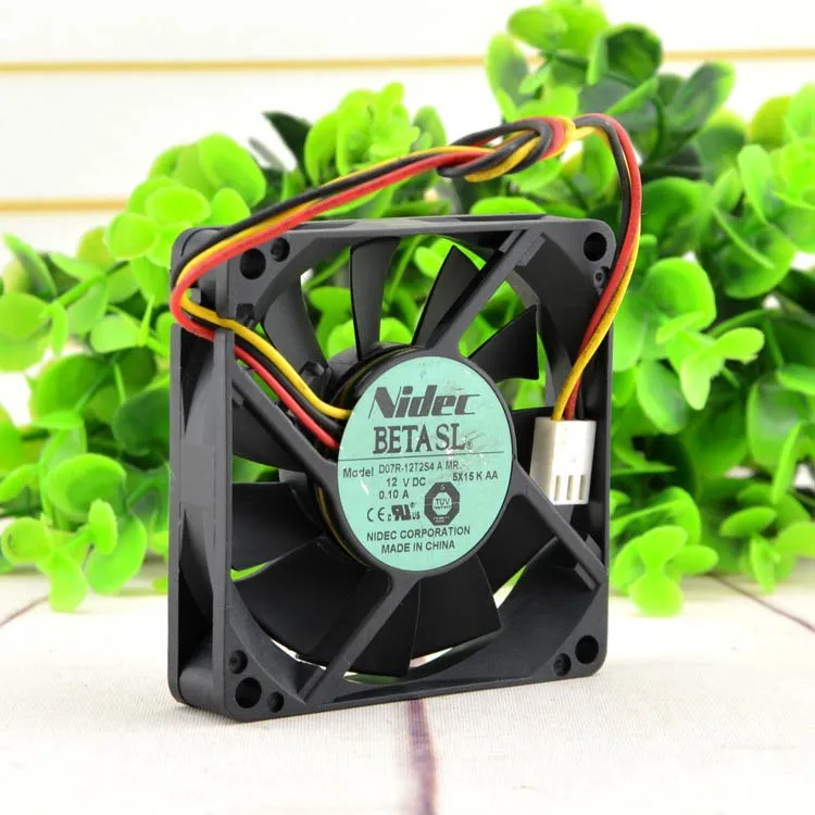 NIDEC D07R-12T2S4 AMD CPU Dual Ball Bearing Silent Cooling Fan NIDEC D07R-12T2S4 AMD CPU Dual Ball Bearing Silent Cooling Fan
