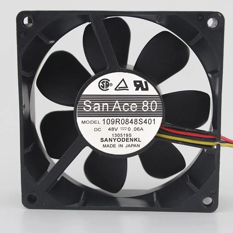 Sanyo 109R0848S401 48V 0.06A server cooling fan Sanyo 109R0848S401 48V 0.06A server cooling fan