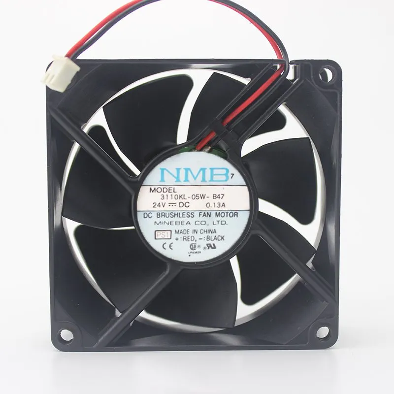NMB 3110KL-05W-B47 DC24V 0.13A 8cm inverter cooling fan NMB 3110KL-05W-B47 DC24V 0.13A 8cm inverter cooling fan