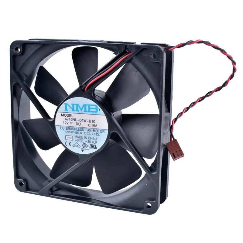 NMB 4710NL-04W-B10 12V 0.16A double ball bearing mute cooling fan NMB 4710NL-04W-B10 12V 0.16A double ball bearing mute cooling fan