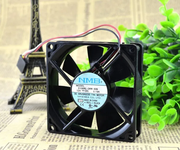 MNB 3108NL-04W-B39 12V 0.19A 8CM 80*80* 3 line cooling fan MNB 3108NL-04W-B39 12V 0.19A 8CM 80*80* 3 line cooling fan