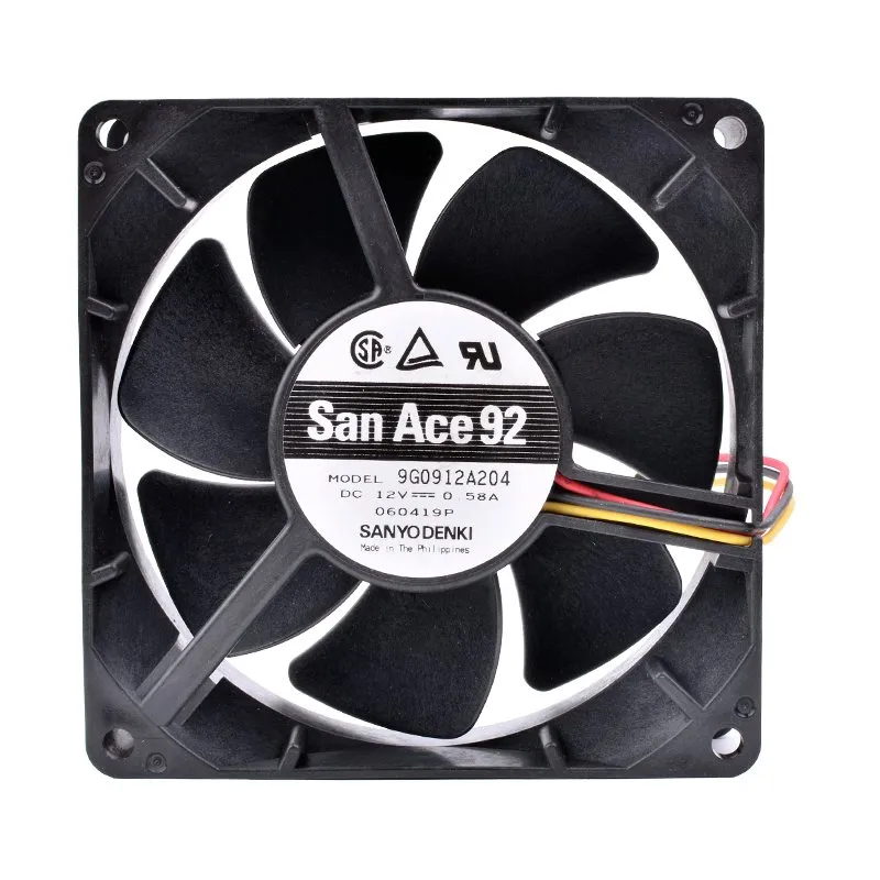 SANYO 9G0912A4 12V 0.58A Double ball bearing server cooling fan SANYO 9G0912A4 12V 0.58A Double ball bearing server cooling fan