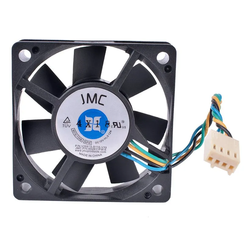 JMC 6015-12HB DC12V 0.12A 4-wire CPU cooling fan JMC 6015-12HB DC12V 0.12A 4-wire CPU cooling fan