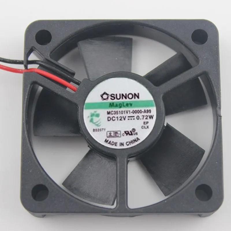 SUNON MC35101V1-0000-A99 12V 0.72W 2-wire cooling fan SUNON MC35101V1-0000-A99 12V 0.72W 2-wire cooling fan