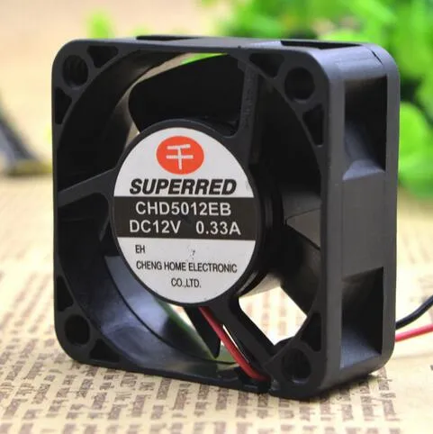 SUPERRED CHD5012EB 12V 0.33A 5CM 2wire cooling fan SUPERRED CHD5012EB 12V 0.33A 5CM 2wire cooling fan
