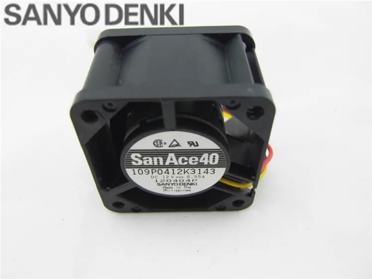 SANYO 109P0412K3143 winds of 12V axial fan SANYO 109P0412K3143 winds of 12V axial fan