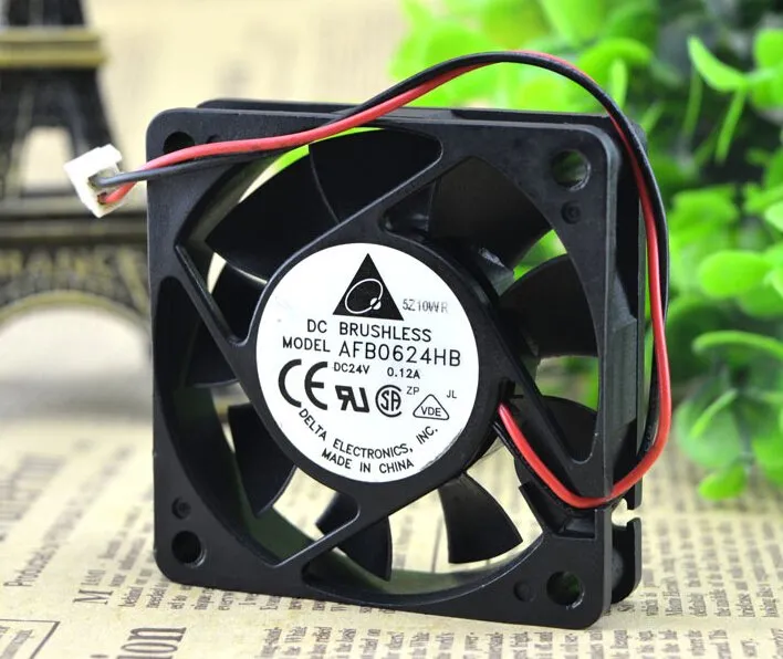 Delta AFB0624HB 60*60*15 24V 0.12A industrial converter cooling fan Delta AFB0624HB 60*60*15 24V 0.12A industrial converter cooling fan