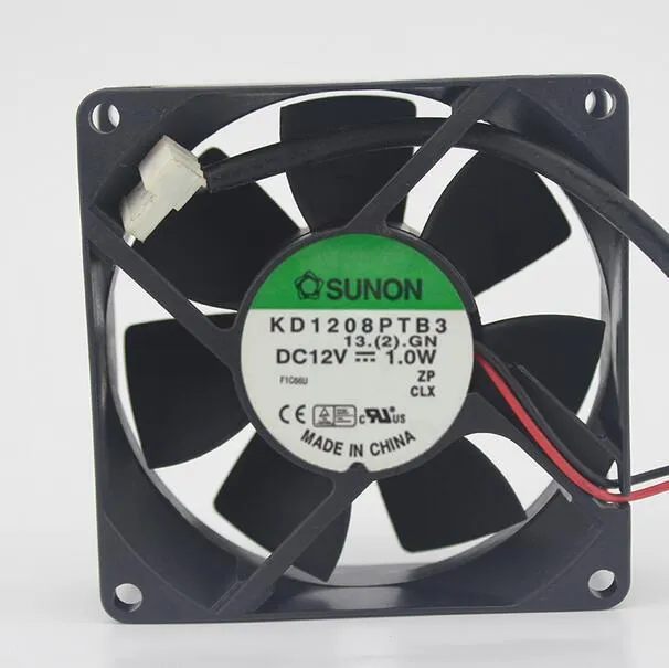SUNON KD1208PTB3 1.0W 8cm DC12V 2-wire cooling fan SUNON KD1208PTB3 1.0W 8cm DC12V 2-wire cooling fan