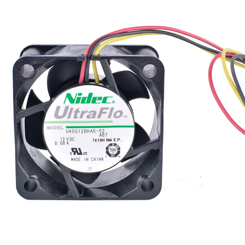 Nidec U40G12BHA5-52 A87 12V 0.08A cooling fan Nidec U40G12BHA5-52 A87 12V 0.08A cooling fan