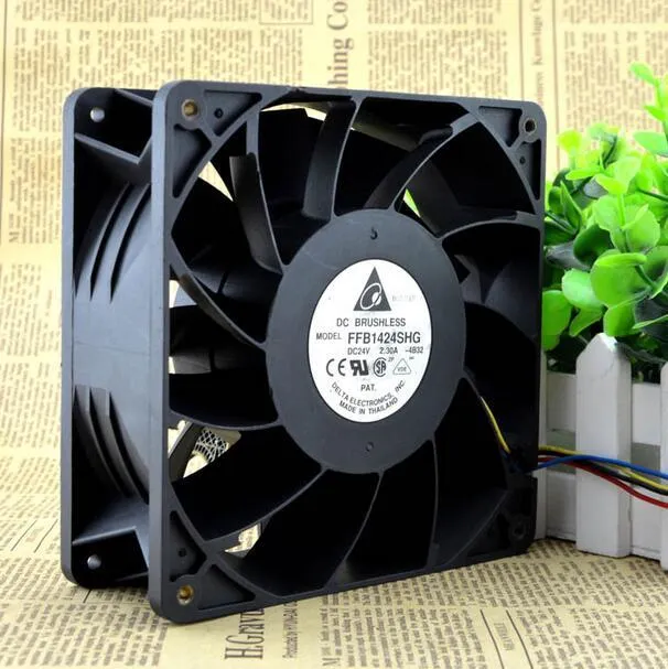 Delta FFB1424SHG DC24V 2.30A 140*140*50mm 4-wire cooling fan Delta FFB1424SHG DC24V 2.30A 140*140*50mm 4-wire cooling fan