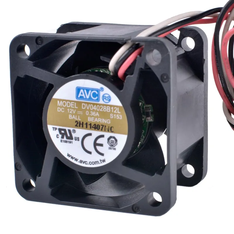 AVC DV04028B12L DC12V 0.36A Silent Airflow Cooling Fan AVC DV04028B12L DC12V 0.36A Silent Airflow Cooling Fan