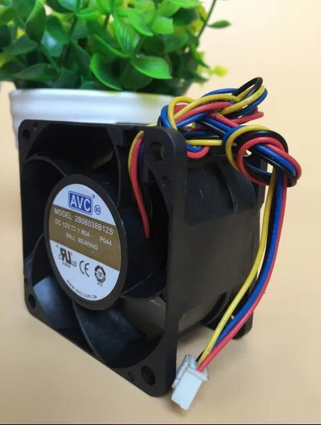 AVC 2B06038B12S 12V 1.80A 4-wire double ball fan AVC 2B06038B12S 12V 1.80A 4-wire double ball fan