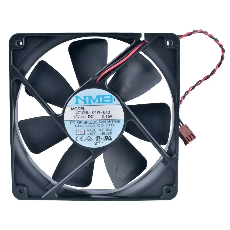 NMB 4710NL-04W-B10 12V 0.16A double ball bearing mute cooling fan NMB 4710NL-04W-B10 12V 0.16A double ball bearing mute cooling fan