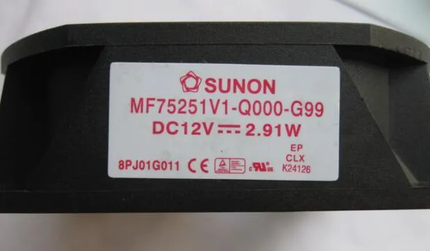 SUNON MF75251V1-Q000-G99 DC12V 2.91W Projector Cooling Fan SUNON MF75251V1-Q000-G99 DC12V 2.91W Projector Cooling Fan