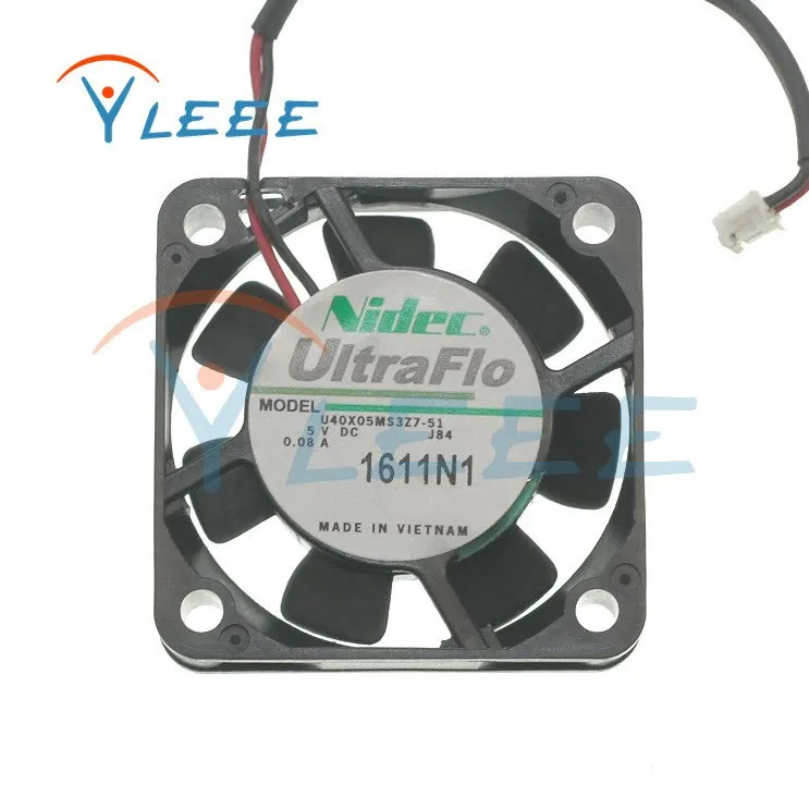 Nidec U40X05MS3Z7-51 U40X05ML27-51 4CM 0.1a 5V 0.08A cooling fan Nidec U40X05MS3Z7-51 U40X05ML27-51 4CM 0.1a 5V 0.08A cooling fan