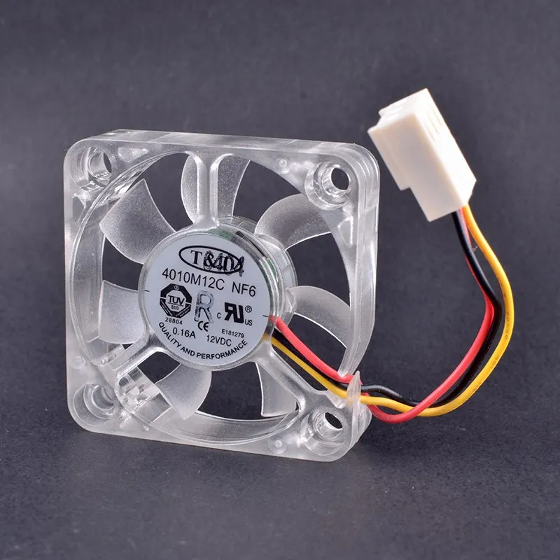 T&T 4010M12C NF6 12V 0.16A Ball bearing North and South Bridge cooling fan T&T 4010M12C NF6 12V 0.16A Ball bearing North and South Bridge cooling fan