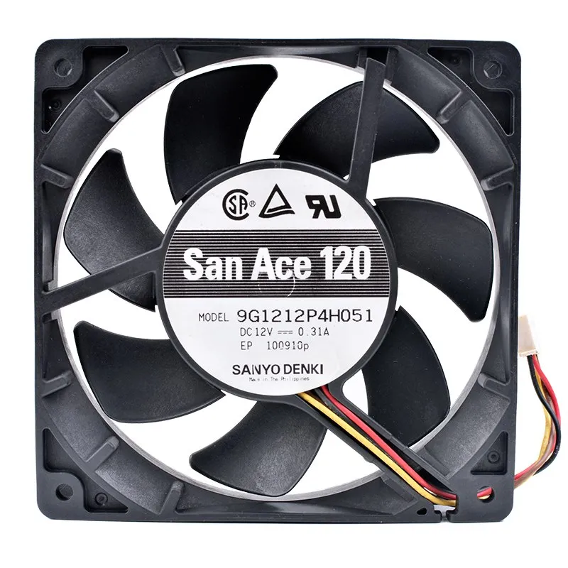 Sanyo 9G1212P4H051 DC12V 0.31A 4pin PWM Computer Cooling Fan Sanyo 9G1212P4H051 DC12V 0.31A 4pin PWM Computer Cooling Fan