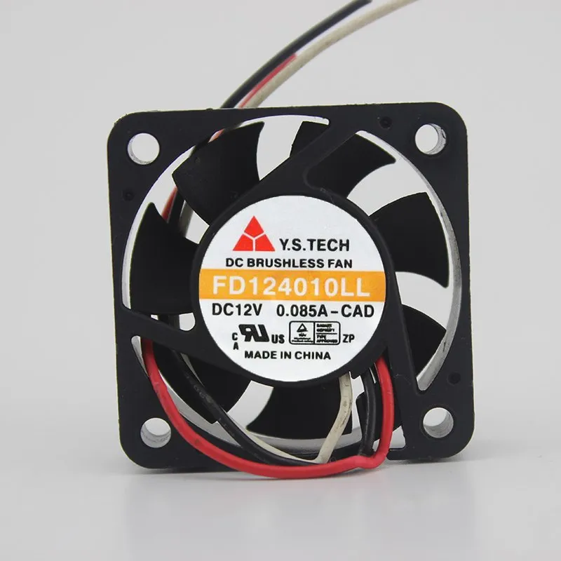 Y.S.TECH FD124010LL 12V 0.085A 4CM Fan Ultra Silent Silent Fan Y.S.TECH FD124010LL 12V 0.085A 4CM Fan Ultra Silent Silent Fan