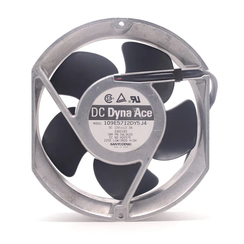 Sanyo 109E5712DY5J4 12V 2.3A metal frame Cooling fan Sanyo 109E5712DY5J4 12V 2.3A metal frame Cooling fan