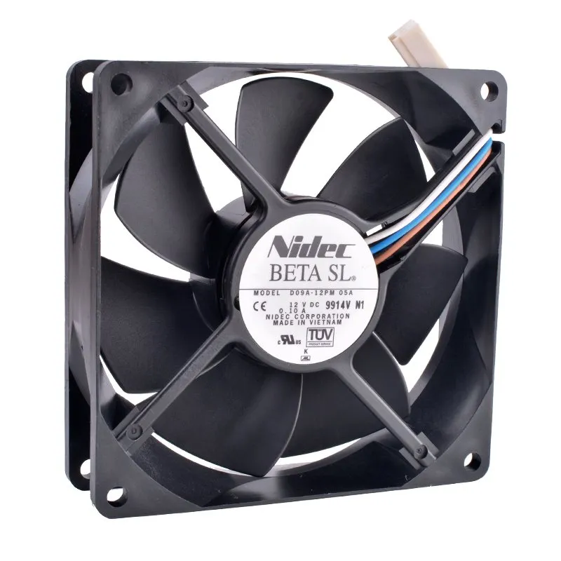 Nidec D09A-12PM 05A DC12V 0.10A Double ball bearing fan Nidec D09A-12PM 05A DC12V 0.10A Double ball bearing fan