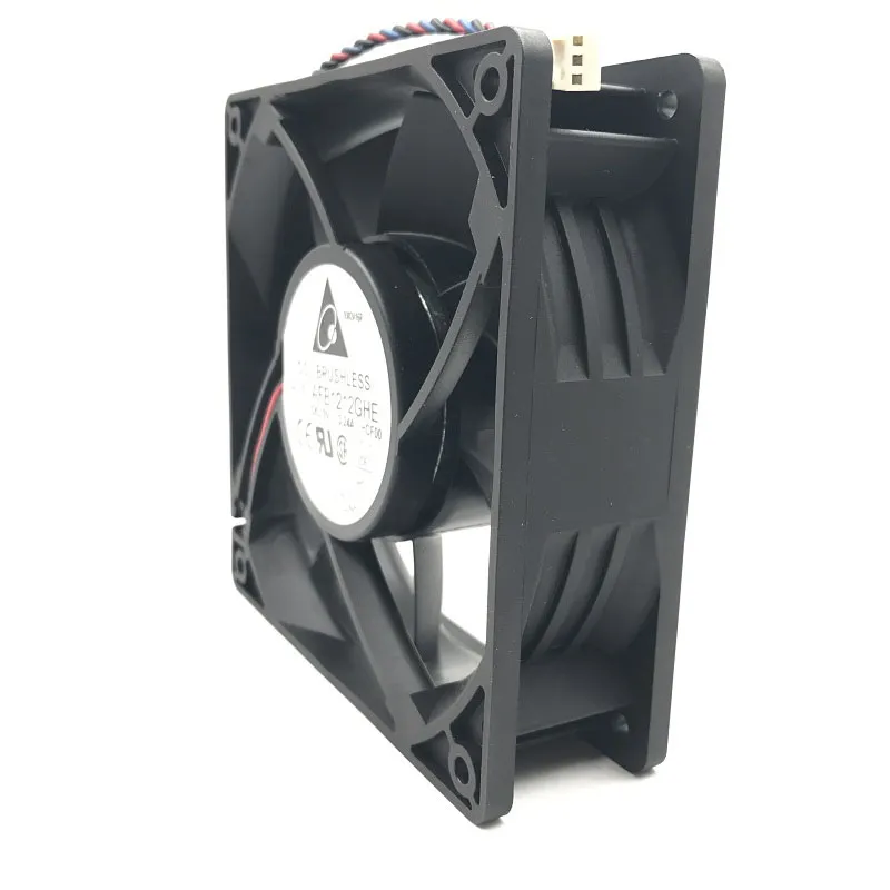 Delta AFB1212GHE 120x120x38mm DC 12V 3.24A 3-pin TAC connector axial powerful cooling fan Delta AFB1212GHE 120x120x38mm DC 12V 3.24A 3-pin TAC connector axial powerful cooling fan