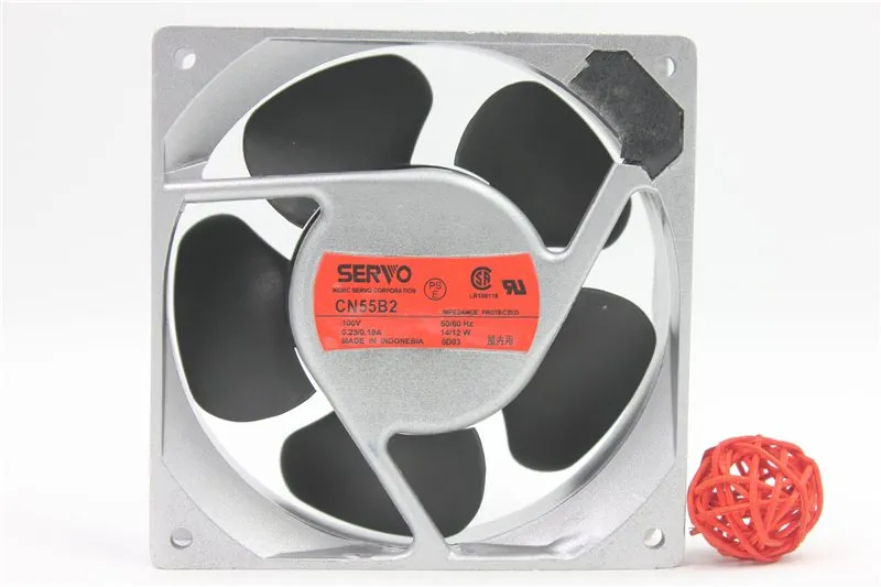 SERVO CN55B2 100V 50/60Hz 0.23/0.19A 14/12W COOLING FAN SERVO CN55B2 100V 50/60Hz 0.23/0.19A 14/12W COOLING FAN