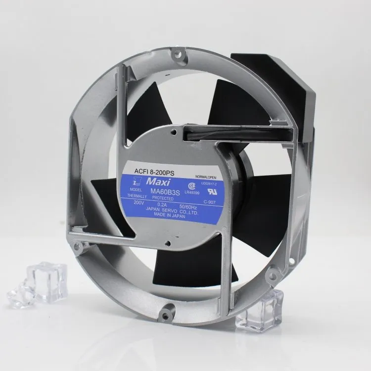 Maxi MA60B3S ACFI 8-200PS 200V 0.2A THERMALLY PROTECTED cooling fan Maxi MA60B3S ACFI 8-200PS 200V 0.2A THERMALLY PROTECTED cooling fan