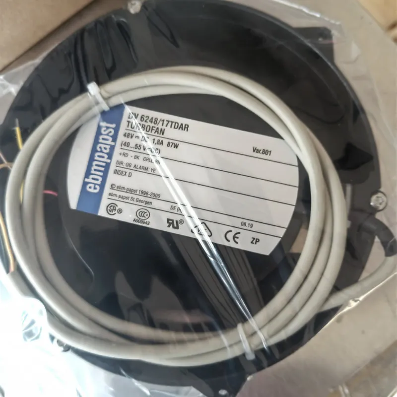 ebmpapst DV6248/17TDAR 48V 1.8A 87W cooling fan ebmpapst DV6248/17TDAR 48V 1.8A 87W cooling fan