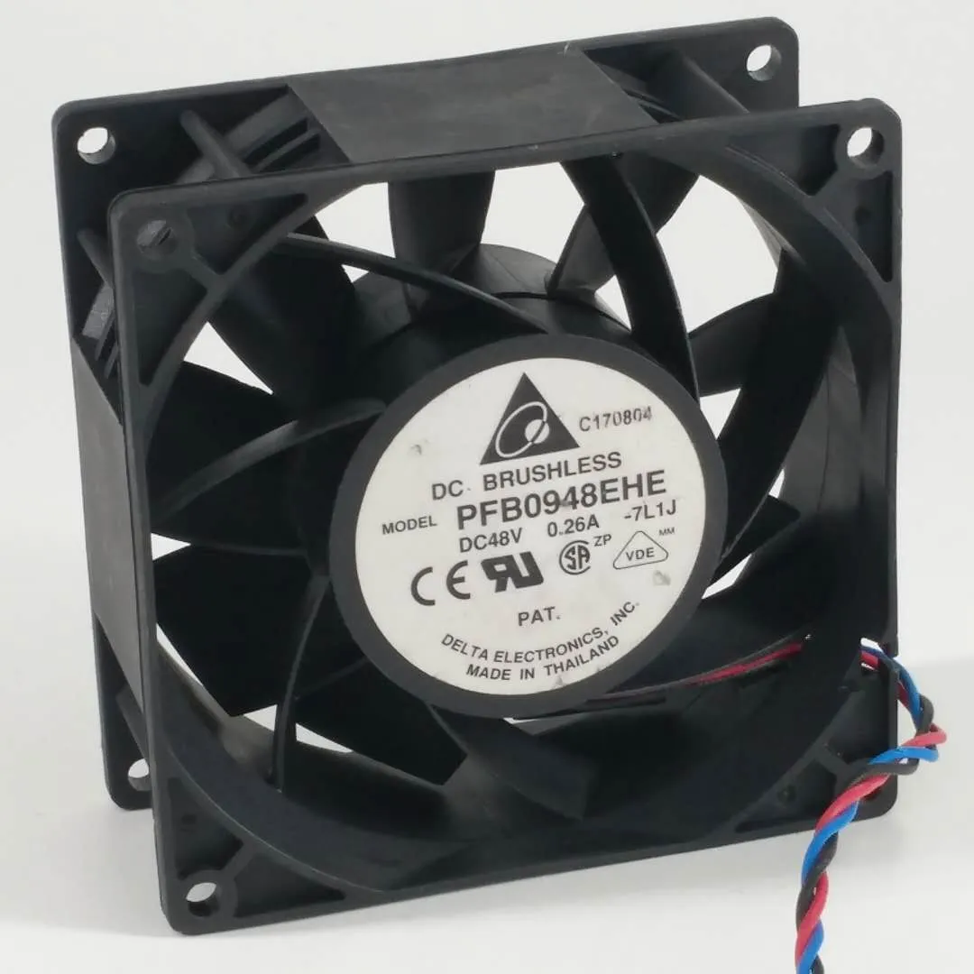delta PFB0948EHE 48V 0.26A 9CM three line double ball fan delta PFB0948EHE 48V 0.26A 9CM three line double ball fan