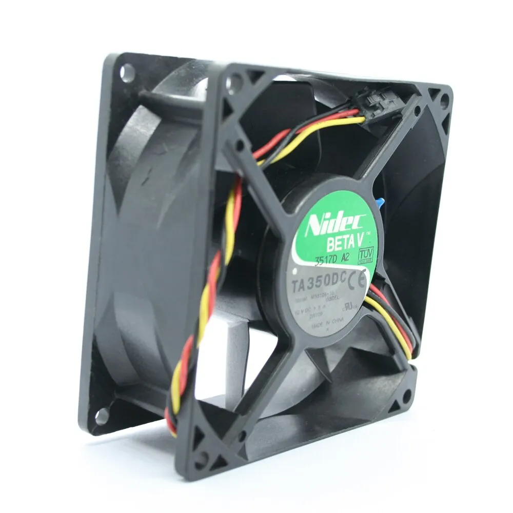 Nidec TA350DC M35105-58 DC12V 1.8A 3Line Chassis Inverter Cooling Fan Nidec TA350DC M35105-58 DC12V 1.8A 3Line Chassis Inverter Cooling Fan