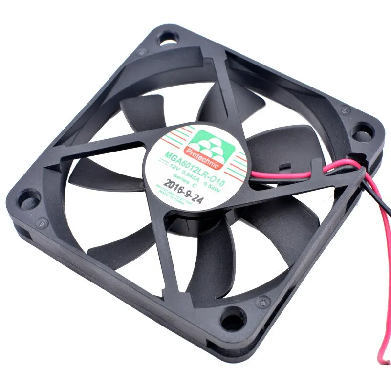 MGA6012LR-O10 DC 12V 0.54W 0.045A Ultra Quiet Slim Power Cooling Fan MGA6012LR-O10 DC 12V 0.54W 0.045A Ultra Quiet Slim Power Cooling Fan