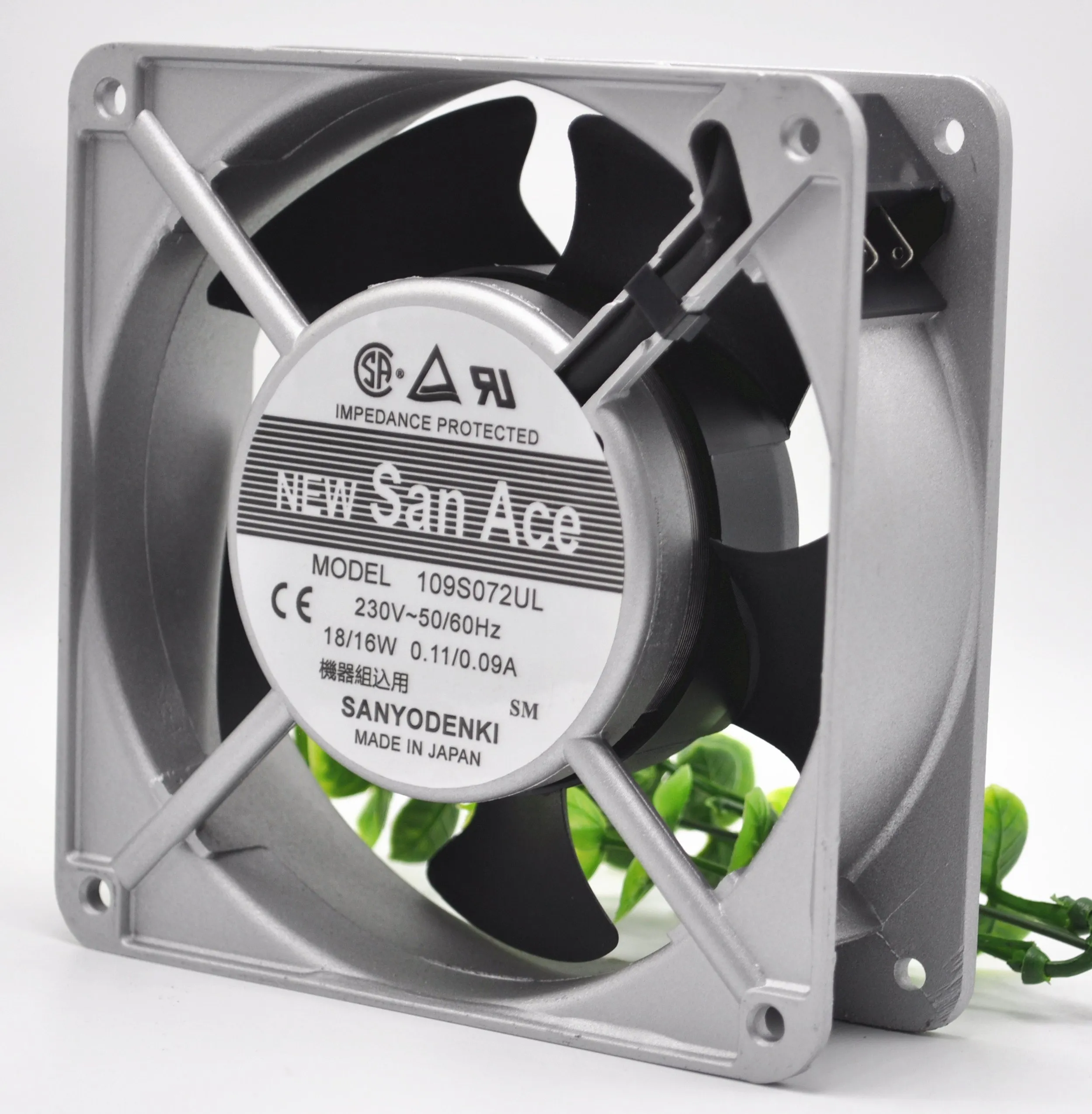 sanyo 109S072UL AC230V 18/16W 0.11A/0.09A 12CM Cooling Fan sanyo 109S072UL AC230V 18/16W 0.11A/0.09A 12CM Cooling Fan