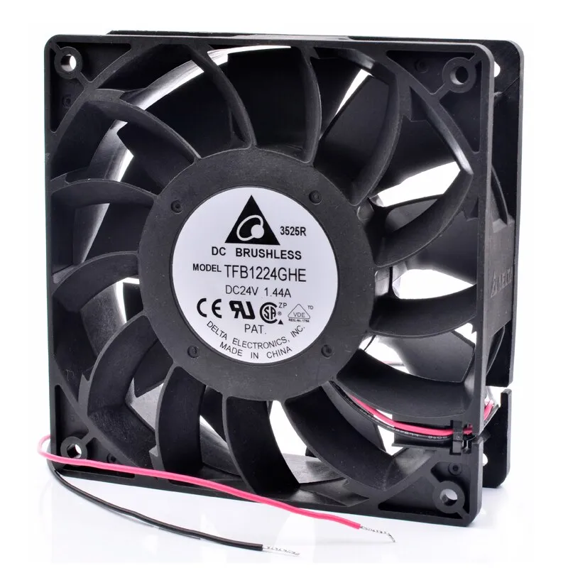 Delta TFB1224GHE 12cm 120mm DC24V 1.44A Cooling fan Delta TFB1224GHE 12cm 120mm DC24V 1.44A Cooling fan