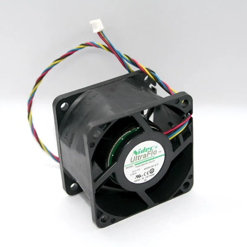 Nidec T60E24BHA5-58J33 DC24V 0.69A 4line two ball bearing cooling fan Nidec T60E24BHA5-58J33 DC24V 0.69A 4line two ball bearing cooling fan
