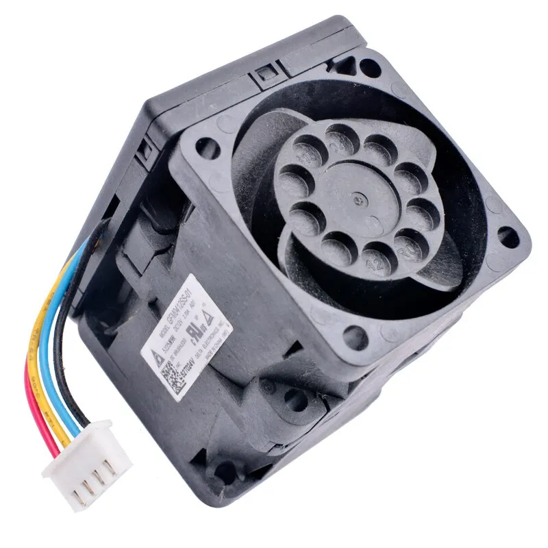 Delta GFM0412SS-01 5225N9R DC12V 2.70A Server Cooling Fan Delta GFM0412SS-01 5225N9R DC12V 2.70A Server Cooling Fan