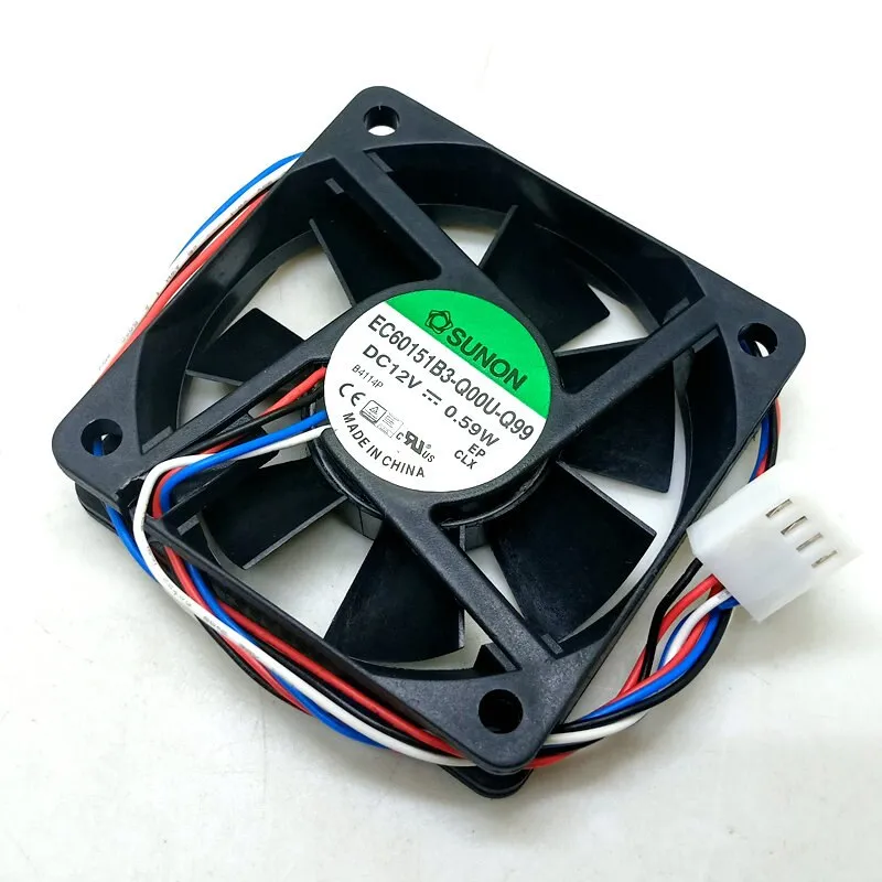 sunon EC60151B3-Q00U-Q99 DC12V 0.59W 4Lines PWM Cooling fan sunon EC60151B3-Q00U-Q99 DC12V 0.59W 4Lines PWM Cooling fan