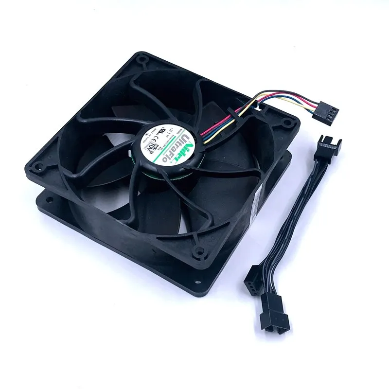 Nidec V12E12BS1B5-07 12V 1.85A 4-wire temperature control cooling fan Nidec V12E12BS1B5-07 12V 1.85A 4-wire temperature control cooling fan