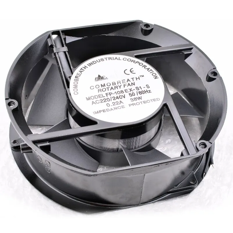 FP-108EX-S1-S 220V 38W 0.22A Dual Bearing Axial Cooling Fan FP-108EX-S1-S 220V 38W 0.22A Dual Bearing Axial Cooling Fan