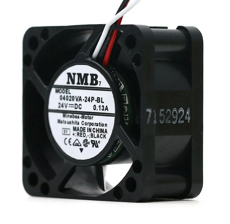 NMB 04020VA-24P-BL DC24V 0.13A 4cm server cooling fan NMB 04020VA-24P-BL DC24V 0.13A 4cm server cooling fan