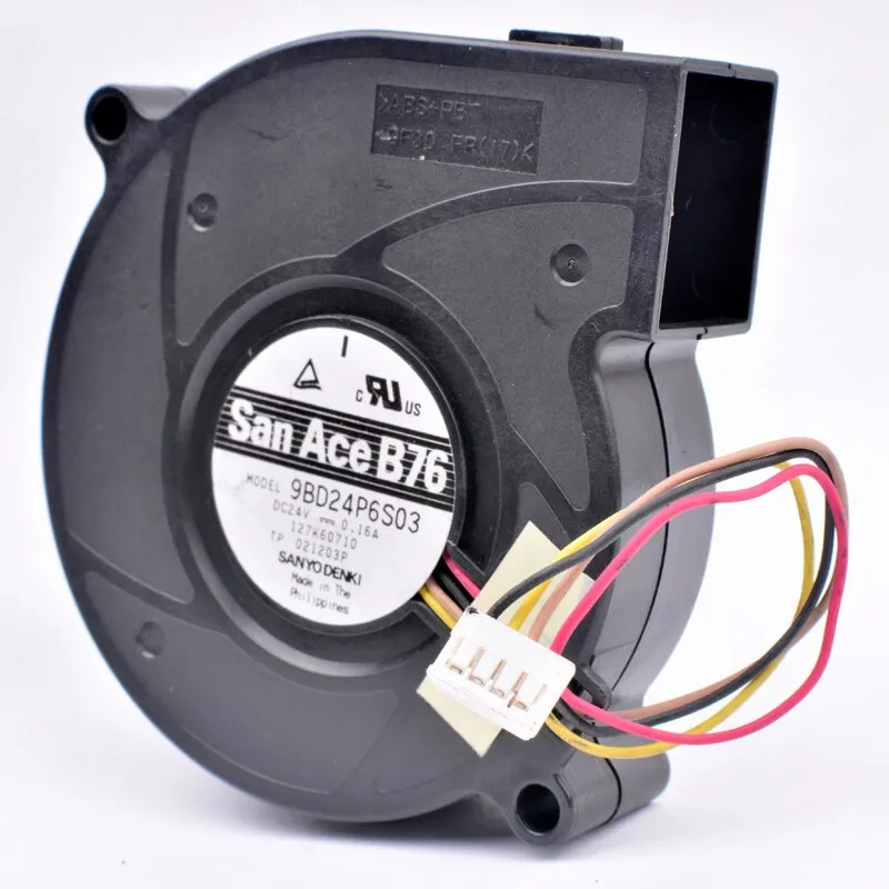 Sanyo 9BD24P6S03 DC24V 0.16A 4-wires pwm blower inverter fan Sanyo 9BD24P6S03 DC24V 0.16A 4-wires pwm blower inverter fan