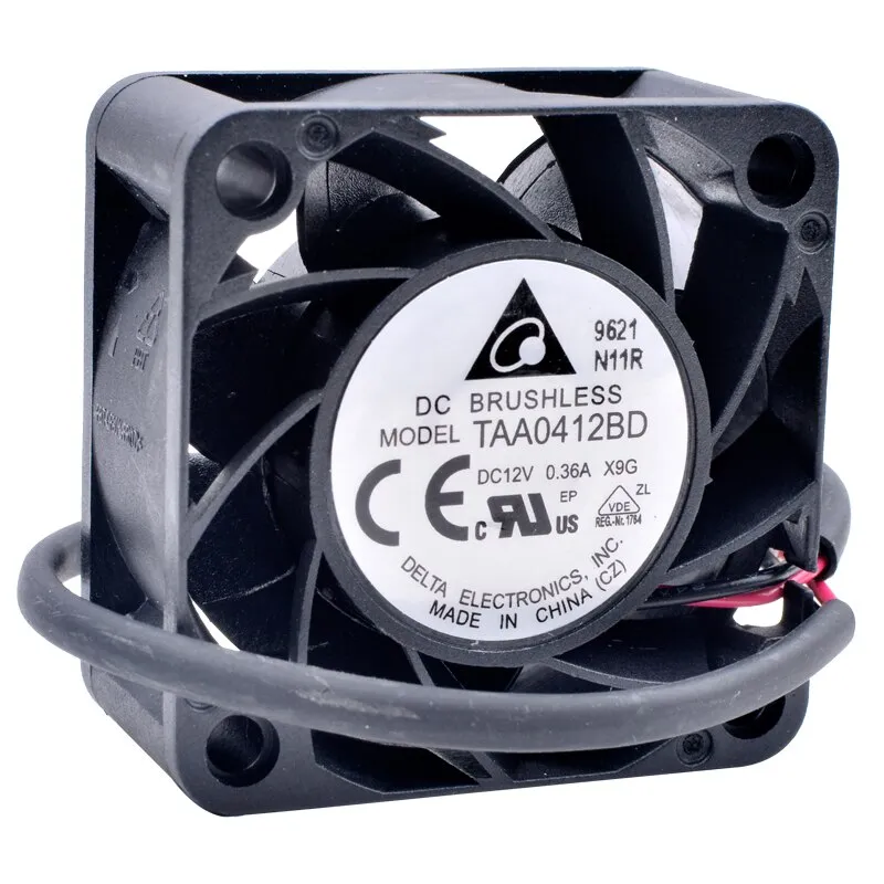 Delta TAA0412BD DC12V 0.36A server power supply large cooling fan Delta TAA0412BD DC12V 0.36A server power supply large cooling fan