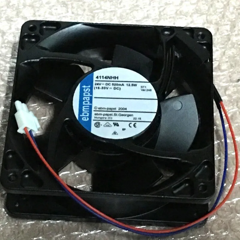 ebmpapst 4114NHH 4114NHHR DC24V 12.5W Square Cooling Fan ebmpapst 4114NHH 4114NHHR DC24V 12.5W Square Cooling Fan