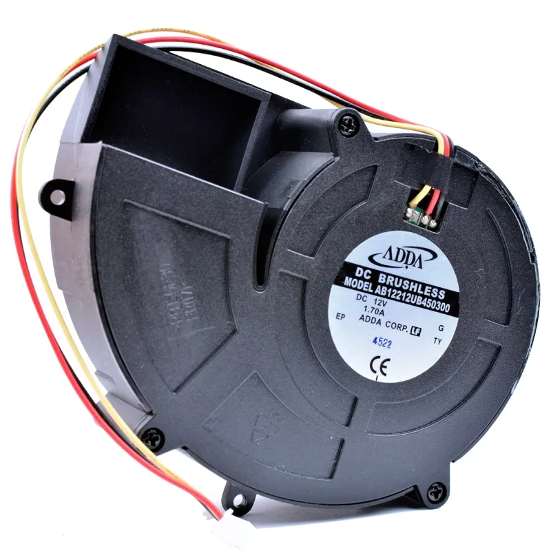 ADDA AB12212UB450300 DC12V 1.70A double ball turbine blower fan ADDA AB12212UB450300 DC12V 1.70A double ball turbine blower fan