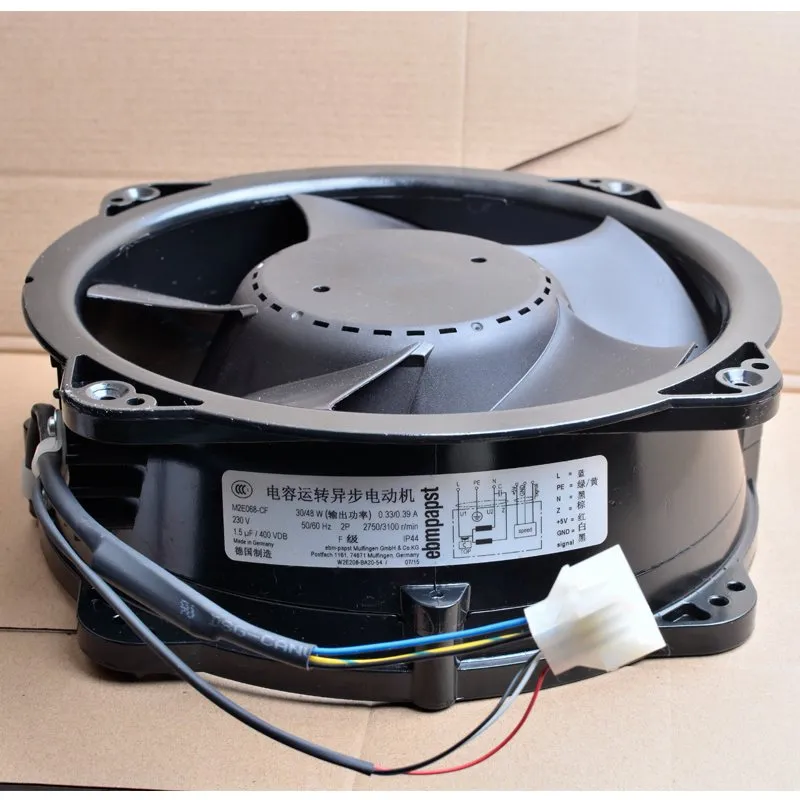 Ebm W2E208-BA20-54 220V 230V industrial cabinet AC metal cooling fan Ebm W2E208-BA20-54 220V 230V industrial cabinet AC metal cooling fan